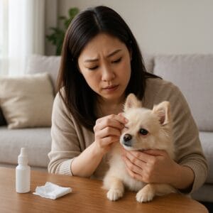 강아지 눈 충혈